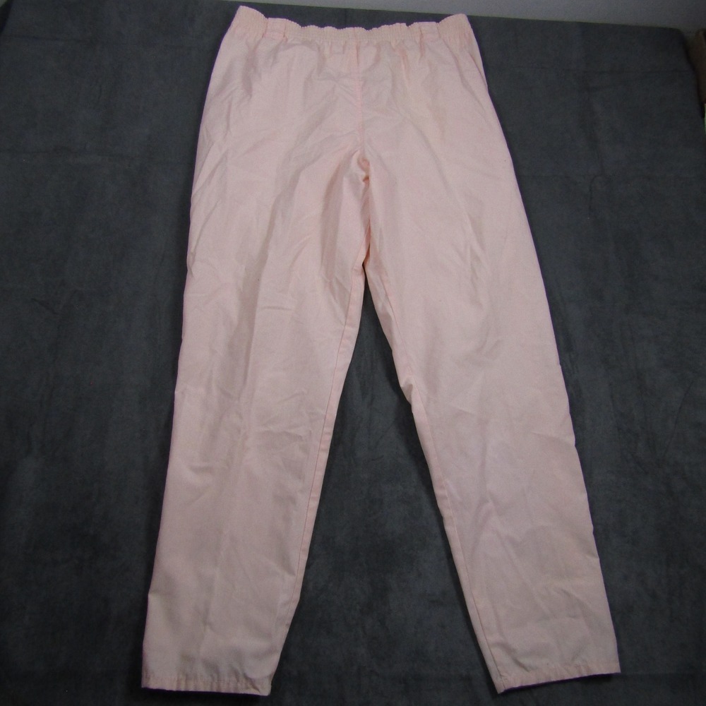 Braxton Sportwear Pants Mens M Pink Pleated Elastic Waist Tapered Leg 00495